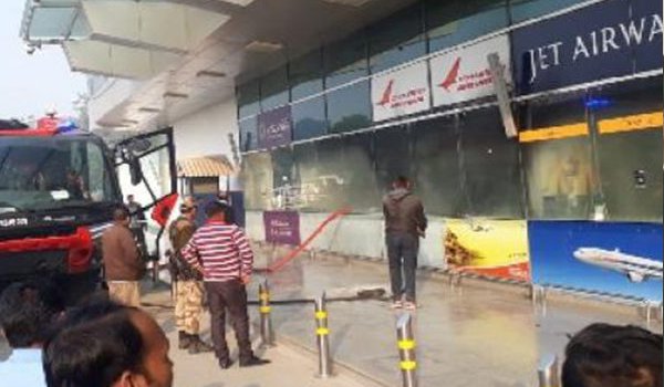 man arrested for firing at lal bahadur shastri International Airport in Varanasi