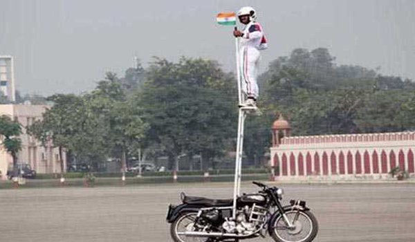 BSF bikers sets two new world record in motorcycle riding