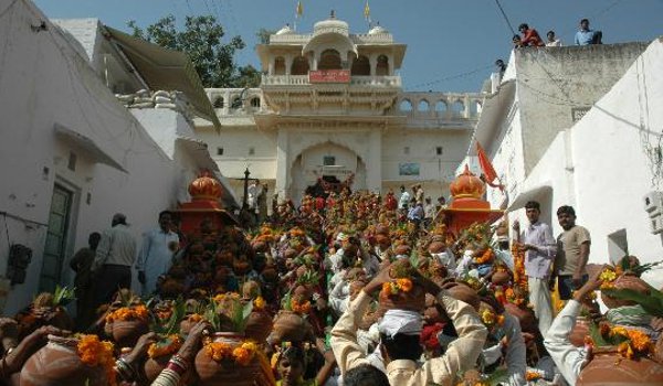 Jagat pita brahma Ji temple at pushkar
