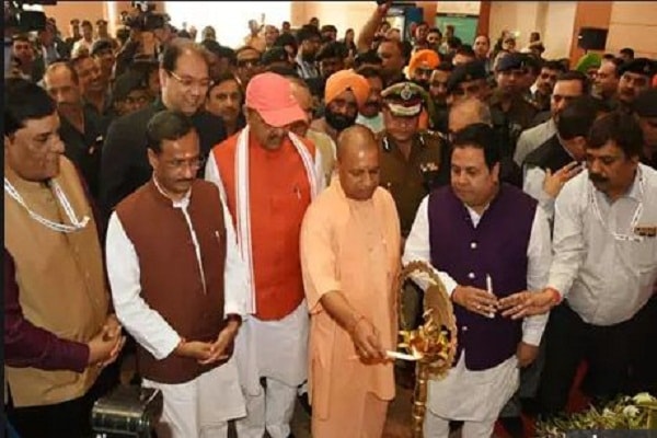 Yogi inaugurated the Bajpai International Cricket Stadium