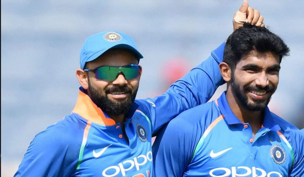 ICC rankings : virat kohli and jasprit bumrah remain on top of ODI table