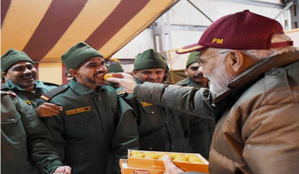 PM Modi celebrates Diwali with soldiers in Harsil in uttarakhand, offers prayers at Kedarnath
