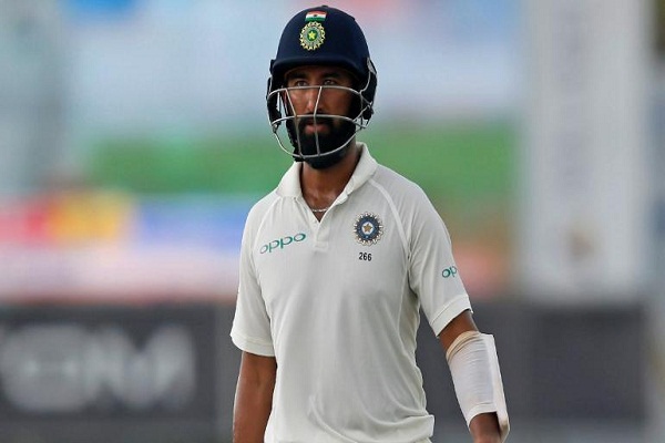 Cheteshwar Pujara retired in Ranji Trophy due to stiff neck