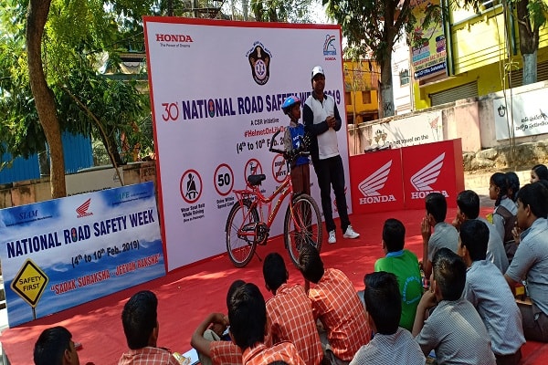 Honda 2Wheelers kick-starts National Road Safety Week 2019