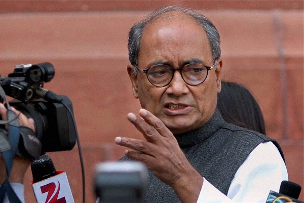 Digvijay Singh demands to restore security of RSS office