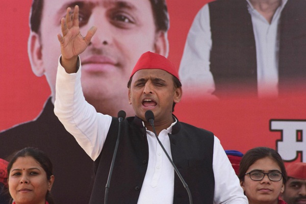 Akhilesh Yadav blame BJP doing SP-BSP workers for red card