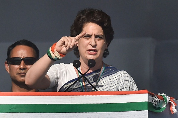 Priyanka Gandhi will address three election meetings in Madhya Pradesh today