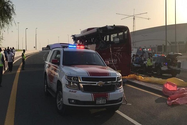 17 dead in Dubai bus accident