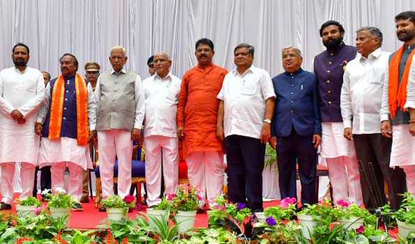 BSY expands Karnataka Cabinet, brings in 7 new faces