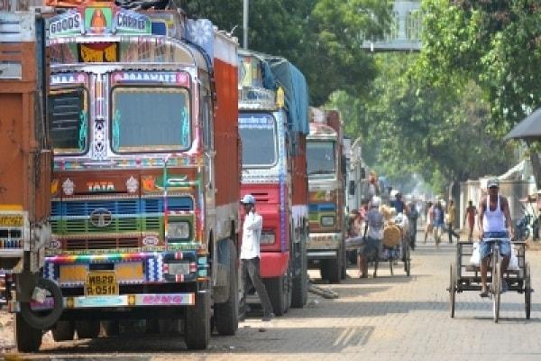 Business stalled due to strike of trucks in West Bengal