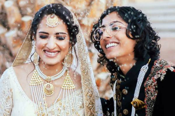 india pakistan lesbian couple-tied-knot-in-california