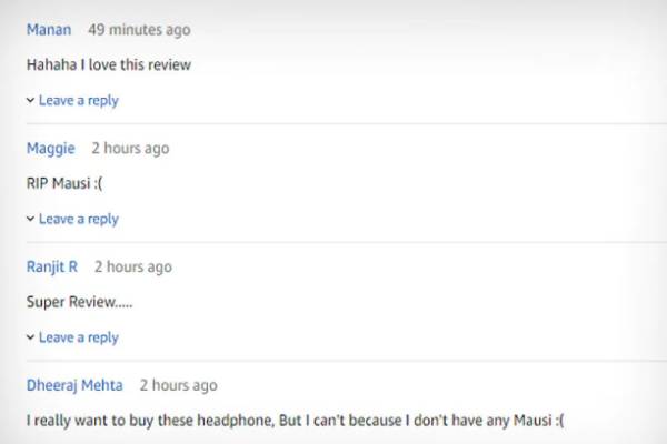 customer review