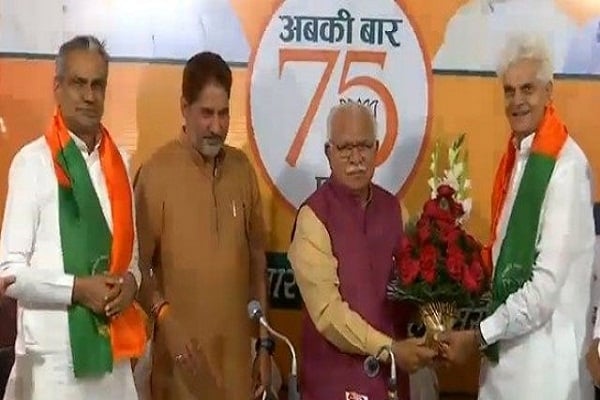 INLD leader Rampal Majra and Congress leader Dudaram join BJP