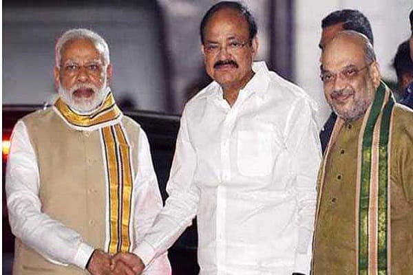 Many leaders including Venkaiah Naidu, Amit Shah, wish Prime Minister Modi a happy birthday