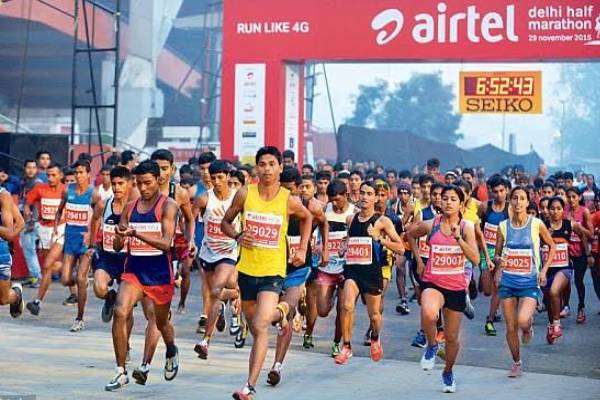 40 thousand runners will run in Airtel Delhi Half Marathon