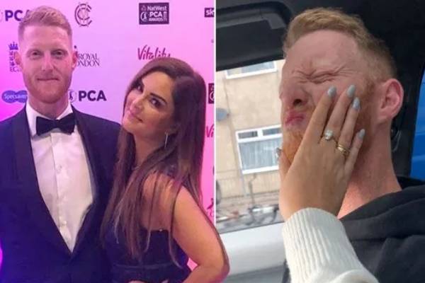 ben stokes wife dismisses report claiming the england all rounder choked her