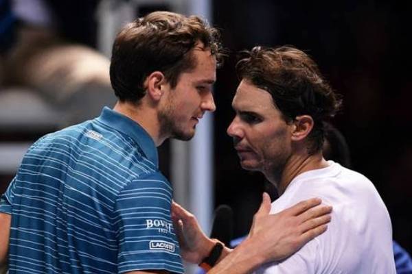 Rafael Nadal defeated Daniil Medvedev in ATP Finals Tennis Tournament