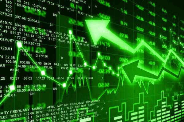 The stock market closed with an increase