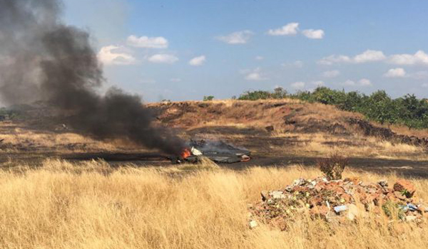MIG 29 K of indian navy crashed near Goa