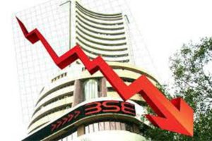 The stock market boom stopped the Sensex 345 points and the Nifty fell 93 points