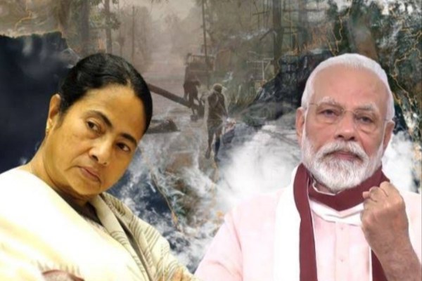 PM Modi leaves home after 3 months due to Amfan storm and Mamata Banerjee call