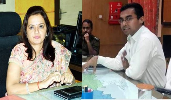 आरुषि मलिक संभागीय आयुक्त अजमेर और प्रकाश राजपुरोहित कलेक्टर