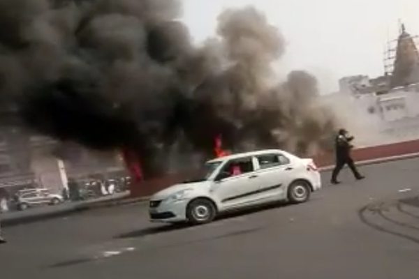 Badi Chaupar caught fire in Jaipur