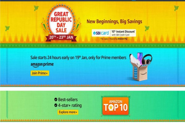 Great Republic Day Sale on Amazon begins January 20