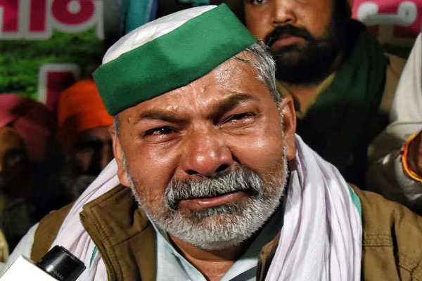 Farmers union leader Rakesh Tikait tears proved to be game changer