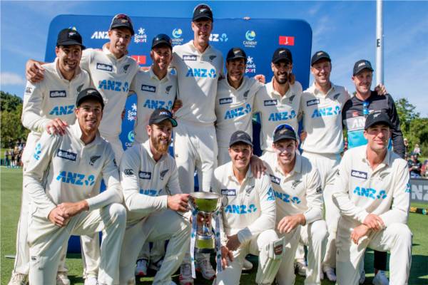 New Zealand topped the Test rankings for the first time