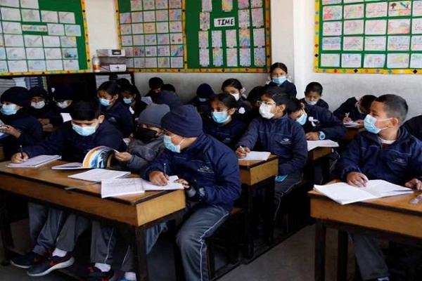 schools open for students from class IX to XII After ten months in Rajasthan