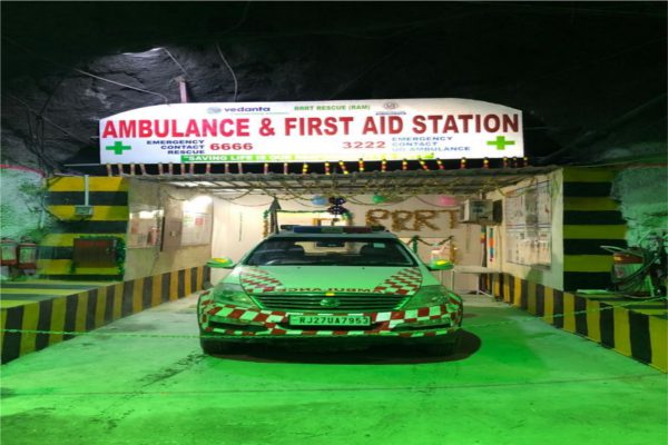 Hindustan Zinc set up country first underground first aid station