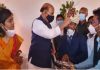 Union Defense Minister Rajnath Singh blessed adopted son on marriage in Ghazipur