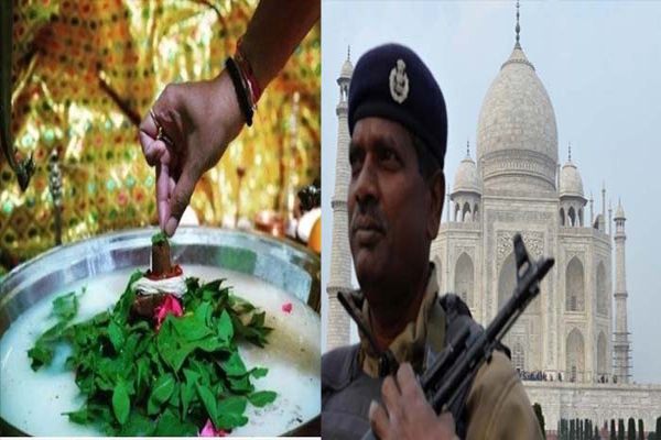 Three arrested for Shiva worship at Agra Taj Mahal