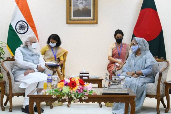 India and Bangladesh signed five agreements
