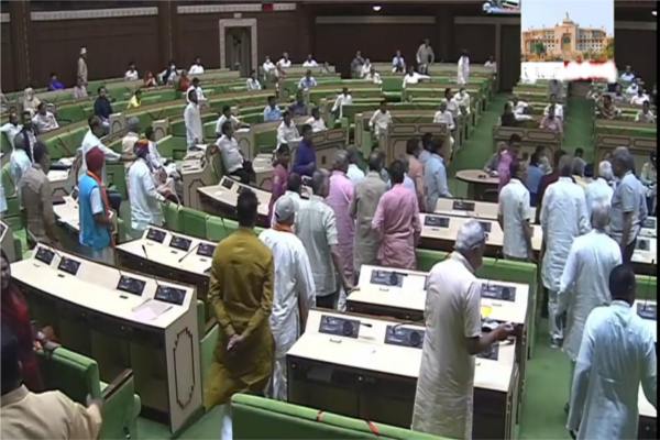 Rajasthan Assembly adjourned twice due to opposition uproar