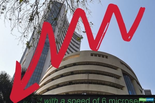 Sensex and Nifty fall in stock market