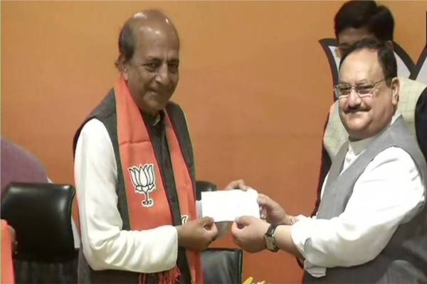 Trinamool Congress leader and former railway minister Dinesh Trivedi joins BJP