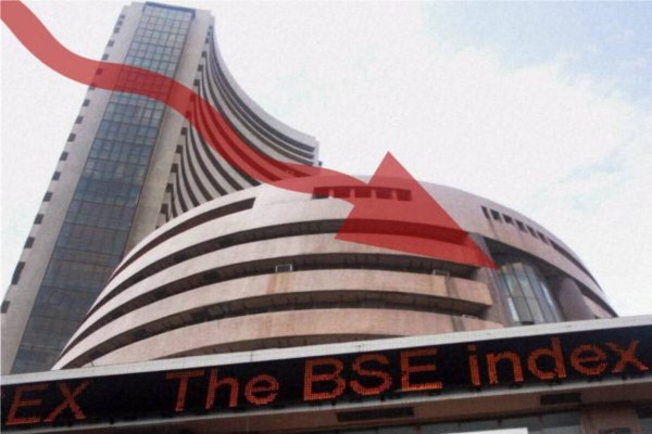 Sensex drops 155 points in the stock market