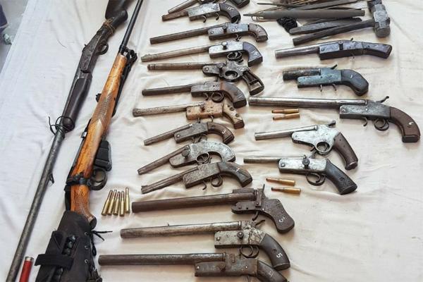 Three people arrested with large quantities of illegal weapons recovered in Punjab