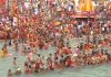 About 20 lakh people took bath on the second royal bath of Mahakumbh