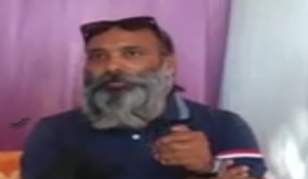 माउंट आबू में अपने हक के लिए तीन दिवसीय अनशन पर बैठे गौरव असरसा।