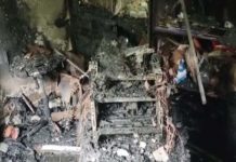 इलेक्ट्रिक स्कूटी में लगी आग, 12 लाख की नकदी समेत 40 लाख का नुकसान
