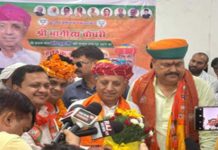 केन्द्र सरकार किसानों की खुशहाली एवं समृद्धि के लिए करेगी काम : भागीरथ चौधरी