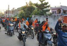 रेलवे ट्रेड यूनियन चुनाव से पूर्व आबूरोड में NWRWU ने निकाली रैली