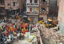 दिल्ली में 4 मंजिला इमारत ढहने से 6 की मौत, 20 घायल