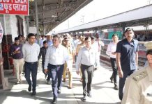 उत्तर पश्चिम रेलवे महाप्रबंधक अमिताभ का अजमेर मंडल का दौरा