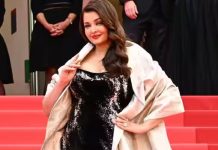 कान्स 2025 : सिमरी ब्लैक गाउन में ऐश्वर्या राय ने जलवा बिखेरा