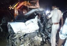 बीकानेर में दो कारों की टक्कर से 5 लोगों की मौत, 4 घायल