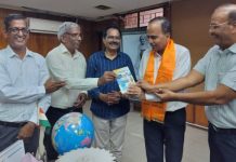 भारत विकास परिषद् ने कुलगुरु अग्रवाल का किया अभिनंदन